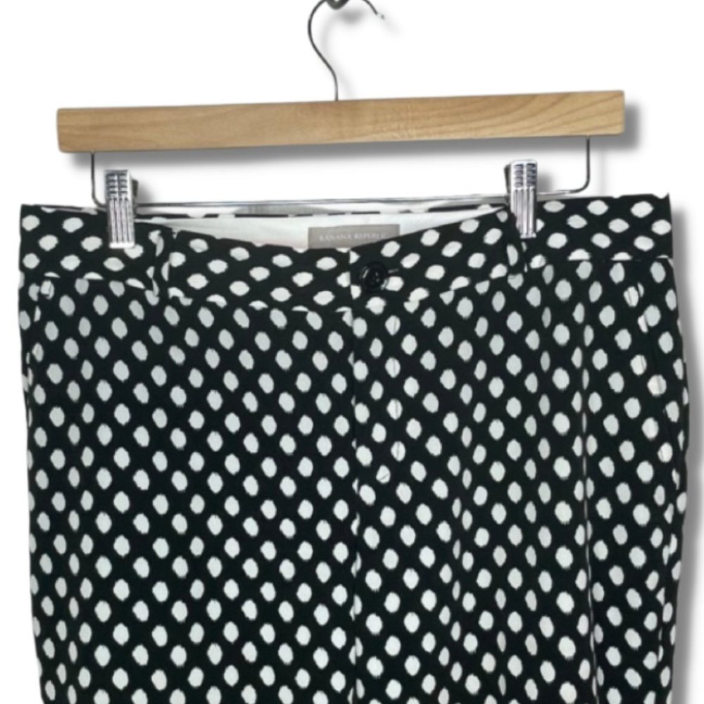 Banana Republic Polka Dot Pants Size 6 - Picture 4 of 7